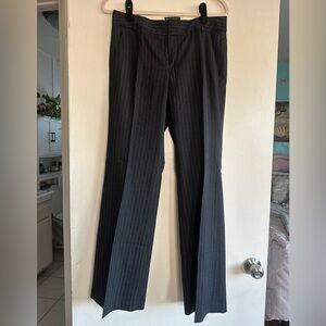Banana Republic Charcoal Pinstripe Women's Trousers
